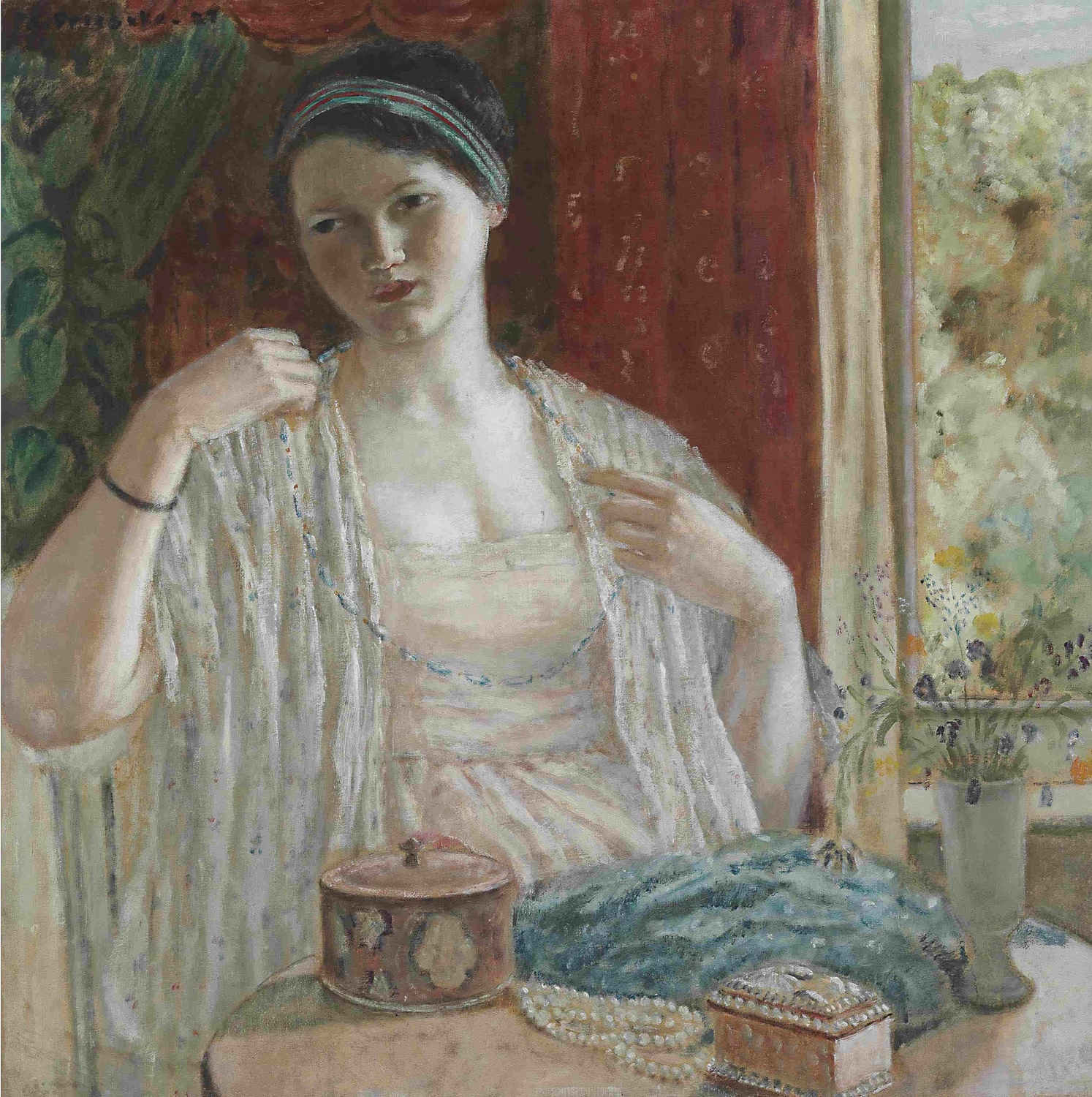 Ragazza con collana